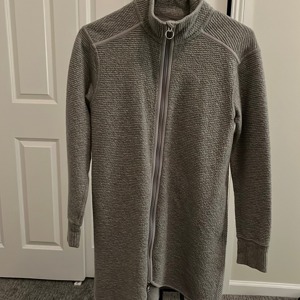 Lululemon long zip sweater